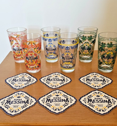 Bicchieri birra messina - bicchieri,