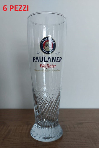 Bicchieri birra paulaner - 6,
