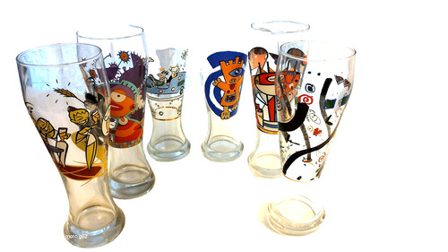 Set bicchieri birra - 6, da