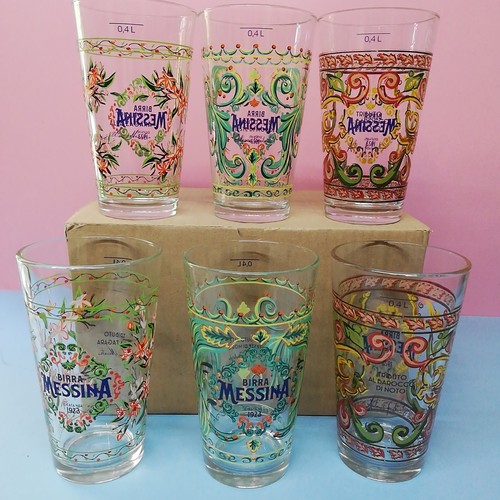 Bicchieri birra messina - 6,