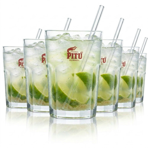 Set bicchieri pitú cachaça - pitú,