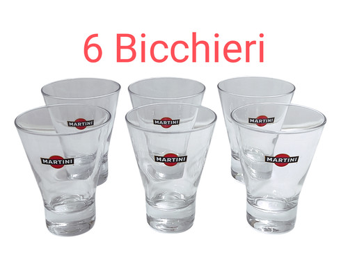 Bicchieri martini set 6 - martini,