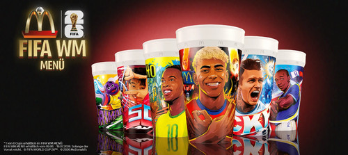 Mcdonald bicchiere fifa - mcdonald's, 1
