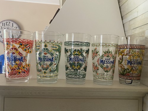 Bicchieri birra messina - 5,